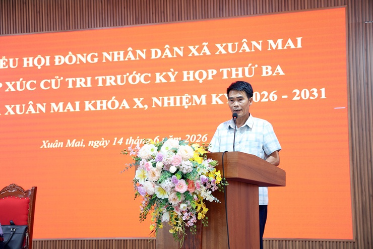 Tổ đại biểu số 3 HĐND xã Xuân Mai tiếp xúc cử tri các thôn Tân Hội, Hạnh Côn, Việt An, Đông Tiến, Đông Nam, Đồi Mít, Đồi Miễu, Đồi Ngai, Núi Bé, Nam Sơn- Ảnh 3.