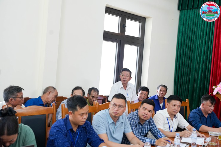 UBND XÃ HƯNG ĐẠO TỔ CHỨC HỘI NGHỊ LẤY Ý KIẾN VỀ BẢN VẼ PHƯƠNG ÁN TUYẾN TỶ LỆ 1/500 DỰ ÁN CẢI TẠO, NÂNG CẤP CẦU TRỌ TRÊ KẾT HỢP ĐƯỜNG GIAO THÔNG- Ảnh 3.