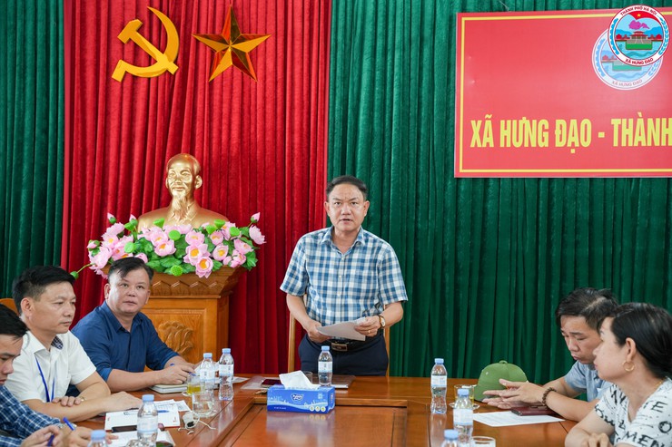UBND XÃ HƯNG ĐẠO TỔ CHỨC HỘI NGHỊ LẤY Ý KIẾN VỀ BẢN VẼ PHƯƠNG ÁN TUYẾN TỶ LỆ 1/500 DỰ ÁN CẢI TẠO, NÂNG CẤP CẦU TRỌ TRÊ KẾT HỢP ĐƯỜNG GIAO THÔNG- Ảnh 6.