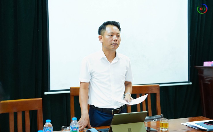 ĐOÀN KIỂM TRA BAN CHỈ ĐẠO THỰC HIỆN QUY CHẾ DÂN CHỦ XÃ QUỐC OAI KIỂM TRA VIỆC THỰC HIỆN QUY CHẾ DÂN CHỦ TẠI BAN QUẢN LÝ DỰ ÁN ĐẦU TƯ - HẠ TẦNG XÃ- Ảnh 7.