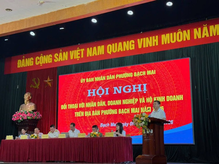 LẮNG NGHE Ý KIẾN NHÂN DÂN, DOANH NGHIỆP VÀ HỘ KINH DOANH – CHUNG TAY XÂY DỰNG PHƯỜNG BẠCH MAI PHÁT TRIỂN, VĂN MINH, AN TOÀN.- Ảnh 4.