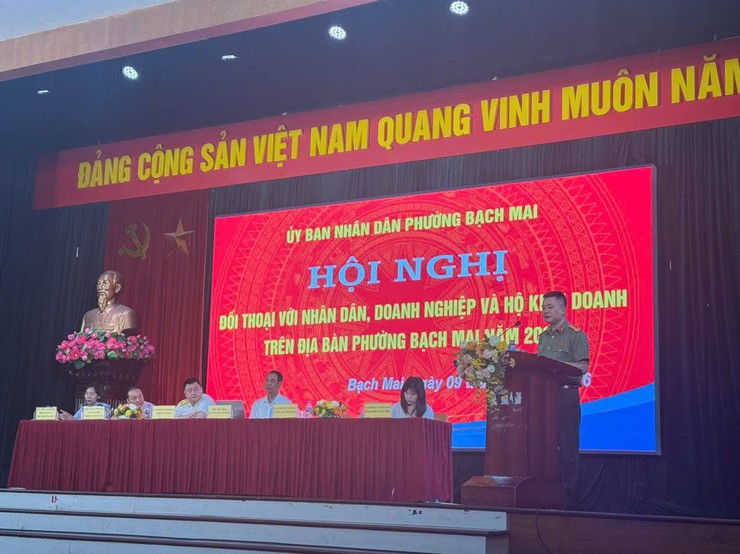 LẮNG NGHE Ý KIẾN NHÂN DÂN, DOANH NGHIỆP VÀ HỘ KINH DOANH – CHUNG TAY XÂY DỰNG PHƯỜNG BẠCH MAI PHÁT TRIỂN, VĂN MINH, AN TOÀN.- Ảnh 5.