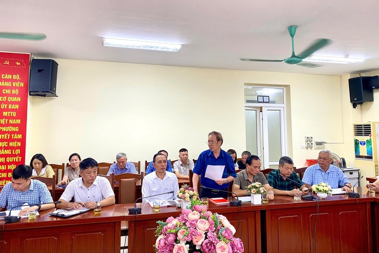 UB MTTQ VIỆT NAM PHƯỜNG BẠCH MAI TỔ CHỨC HỘI NGHỊ PHẢN BIỆN XÃ HỘI ĐỐI VỚI DỰ THẢO BÁO CÁO KẾT QUẢ THỰC HIỆN KẾ HOẠCH PHÁT TRIỂN KINH TẾ - XÃ HỘI 6 THÁNG ĐẦU NĂM VÀ PHƯƠNG HƯỚNG, NHIỆM VỤ TRỌNG TÂM 6 THÁNG CUỐI NĂM 2026.- Ảnh 3.