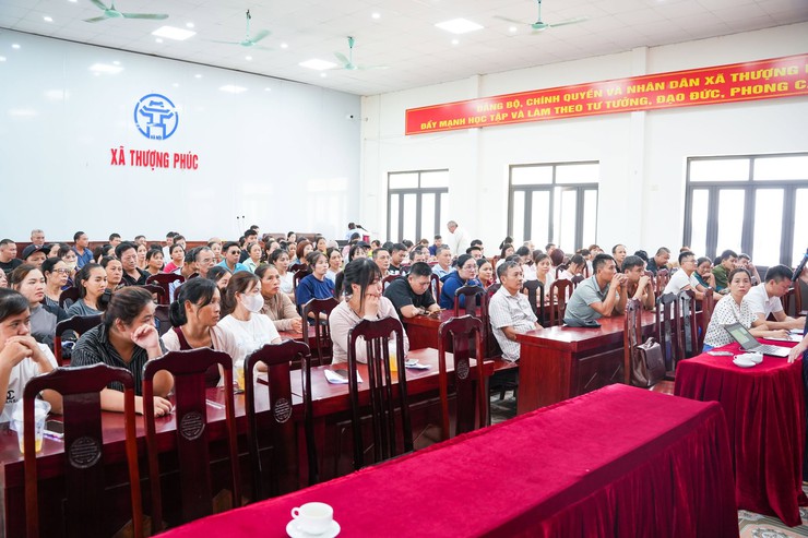 UBND xã Thượng Phúc tổ chức Hội nghị tập huấn kiến thức an toàn thực phẩm cho trên 200 đại biểu tham dự- Ảnh 1.