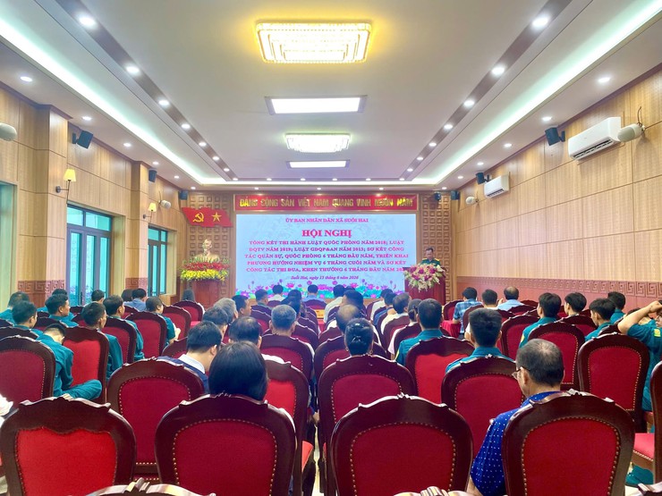  UBND xã Suối Hai sơ kết công tác quân sự, quốc phòng  6 tháng đầu năm 2026.- Ảnh 3.