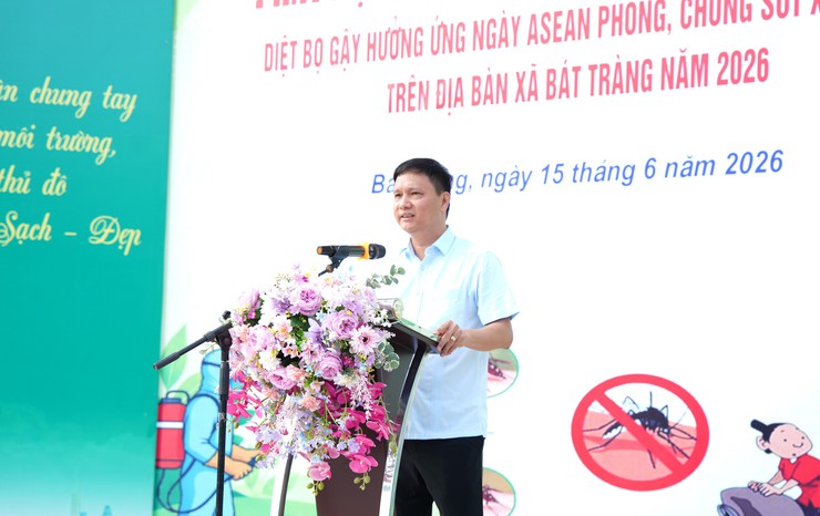 UBND xã Bát Tràng phát động chiến dịch vệ sinh môi trường, diệt bọ gậy hưởng ứng Ngày ASEAN phòng, chống sốt xuất huyết năm 2026- Ảnh 2.