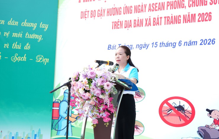 UBND xã Bát Tràng phát động chiến dịch vệ sinh môi trường, diệt bọ gậy hưởng ứng Ngày ASEAN phòng, chống sốt xuất huyết năm 2026- Ảnh 3.