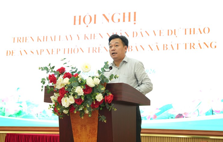 UBND xã Bát Tràng triển khai lấy ý kiến Nhân dân về Dự thảo Đề án sắp xếp thôn trên địa bàn xã- Ảnh 3.