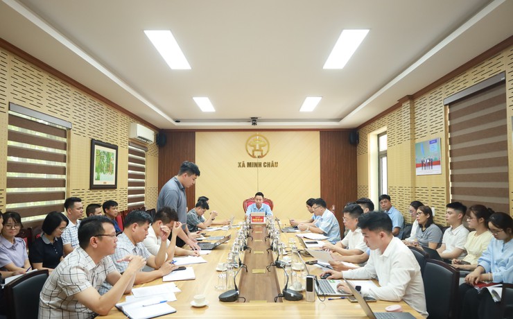 Xã Minh Châu triển khai Hệ thống quản trị OKR/KPI trên HanoiWork, nâng cao hiệu quả thực thi nhiệm vụ- Ảnh 1.