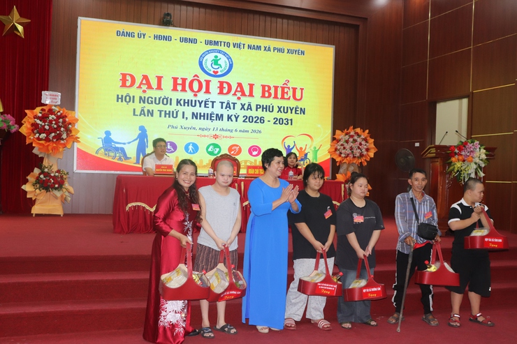 Đại hội đại biểu Hội Người khuyết tật xã Phú Xuyên lần thứ I, nhiệm kỳ 2026-2031- Ảnh 7.