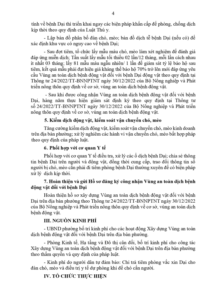 PHƯỜNG HỒNG HÀ TRIỂN KHAI XÂY DỰNG VÙNG AN TOÀN DỊCH BỆNH ĐỘNG VẬT ĐỐI VỚI BỆNH DẠI- Ảnh 4.