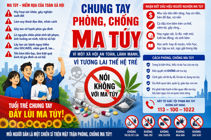 Tăng cường công tác phòng, chống tội phạm và tệ nạn ma túy- Ảnh 1.
