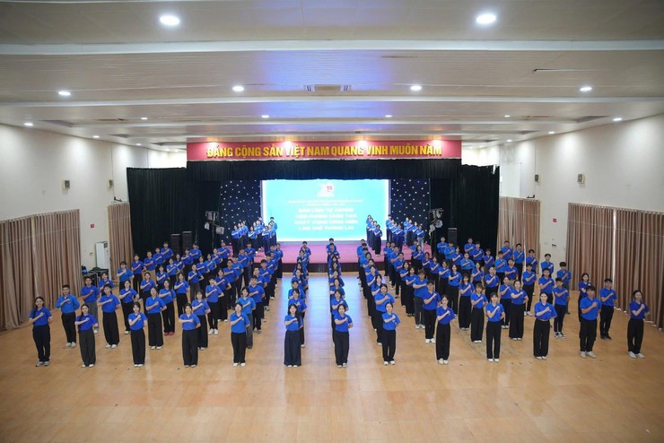 Tuổi trẻ Hoài Đức xuất quân tham gia Trại huấn luyện kỹ năng nghiệp vụ cán bộ Đoàn khối THPT năm 2026- Ảnh 5.