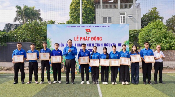 Đoàn xã Thiên Lộc phát động Chiến dịch Thanh niên tình nguyện Hè năm 2026- Ảnh 10.