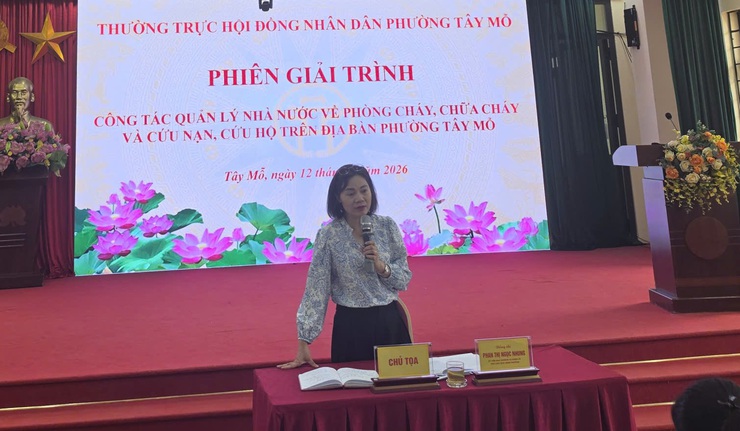 Phường Tây Mỗ giải trình về công tác phòng cháy, chữa cháy và cứu nạn, cứu hộ trên địa bàn phường- Ảnh 6.