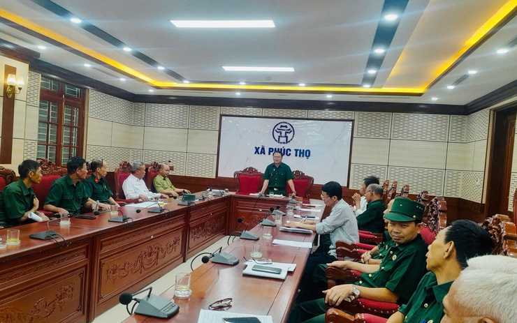 Hội Cựu chiến binh xã Phúc Thọ sơ kết công tác Hội 6 tháng đầu năm 2026- Ảnh 1.