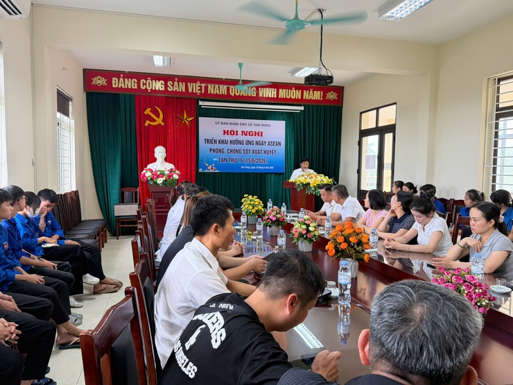 Xã Tam Hưng ra quân hưởng ứng Ngày ASEAN phòng, chống sốt xuất huyết năm 2026- Ảnh 1.
