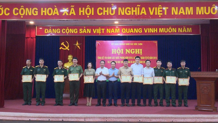 XÃ SÓC SƠN TỔNG KẾT THI HÀNH CÁC LUẬT VỀ QUỐC PHÒNG, QUÂN SỰ- Ảnh 3.