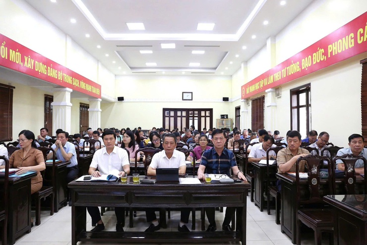 ỦY BAN MTTQ XÃ SÓC SƠN TỔ CHỨC HỘI NGHỊ PHẢN BIỆN XÃ HỘI ĐỐI VỚI ĐỀ ÁN SẮP XẾP TỔ CHỨC LẠI THÔN, TỔ DÂN PHỐ TRÊN ĐỊA BÀN XÃ- Ảnh 1.