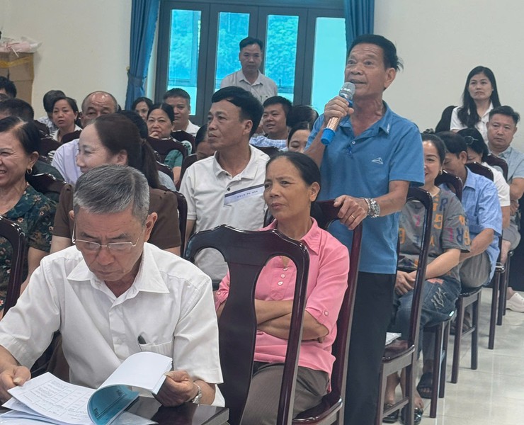 Xã Tam Hưng triển khai lấy ý kiến Nhân dân về Đề án sắp xếp thôn và các nhiệm vụ trọng tâm phục vụ sắp xếp thôn- Ảnh 6.