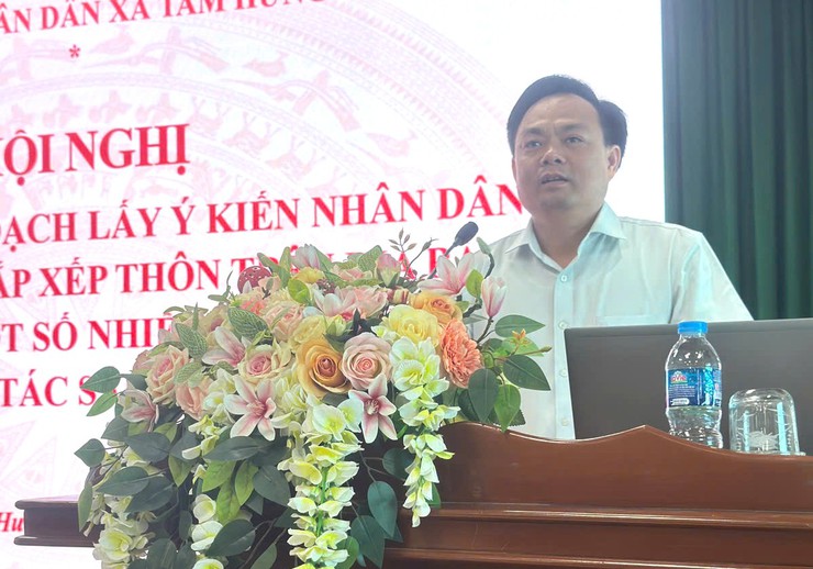 Xã Tam Hưng triển khai lấy ý kiến Nhân dân về Đề án sắp xếp thôn và các nhiệm vụ trọng tâm phục vụ sắp xếp thôn- Ảnh 7.
