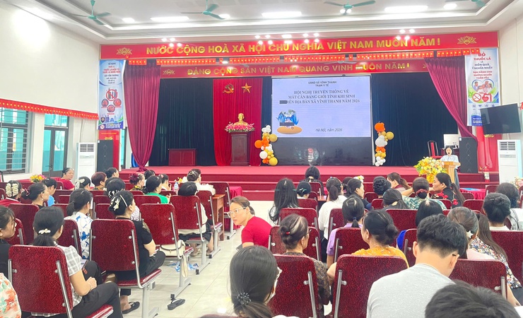 VĨNH THANH TỔ CHỨC HỘI NGHỊ TRUYỀN THÔNG VỀ MẤT CÂN BẰNG GIỚI TÍNH KHI SINH NĂM 2026- Ảnh 1.