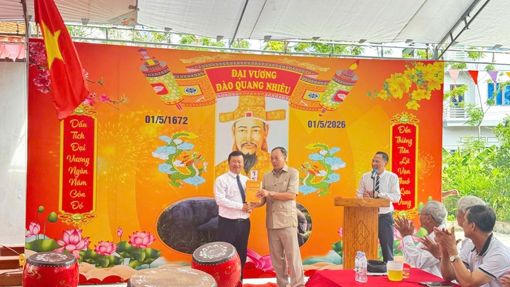 XÃ DÂN HÒA LONG TRỌNG KỶ NIỆM 354 NĂM NGÀY MẤT DANH TƯỚNG ĐÀO QUANG NHIÊU – NGƯỜI CON ƯU TÚ CỦA QUÊ HƯƠNG TIÊN LỮ- Ảnh 1.