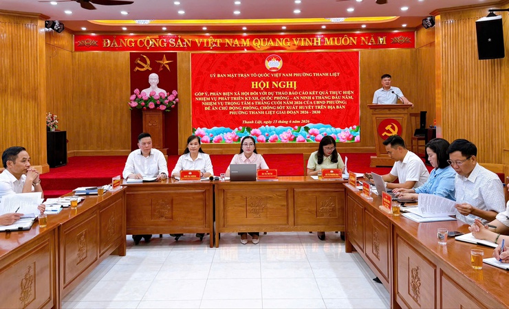 Uỷ ban MTTQ Việt Nam phường Thanh Liệt tổ chức hội nghị góp ý, phản biện xã hội đối với các báo cáo, đề án trọng tâm năm 2026- Ảnh 3.