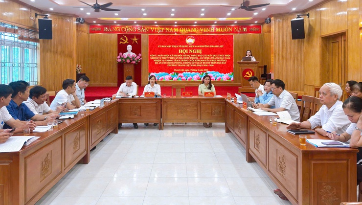 Uỷ ban MTTQ Việt Nam phường Thanh Liệt tổ chức hội nghị góp ý, phản biện xã hội đối với các báo cáo, đề án trọng tâm năm 2026- Ảnh 8.