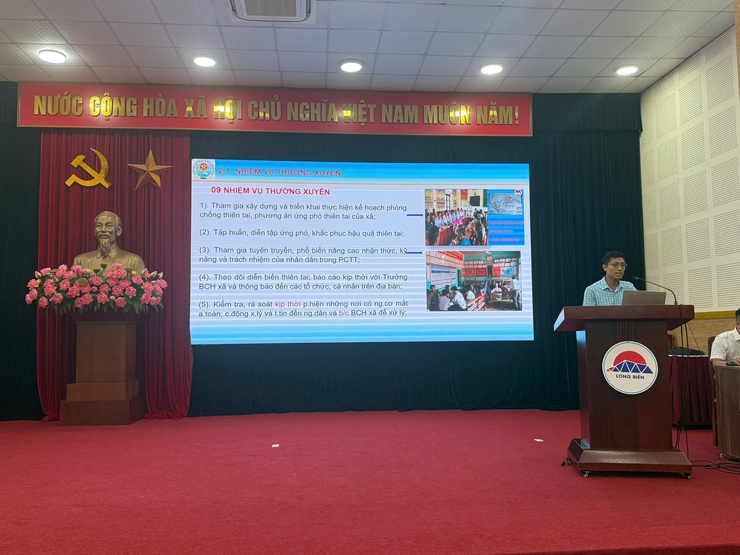 Phường Long Biên tổ chức tập huấn nghiệp vụ phòng, chống thiên tai năm 2026- Ảnh 2.