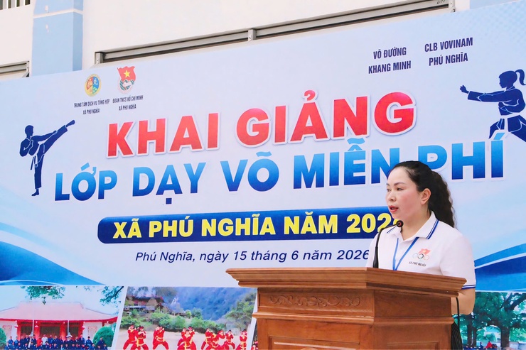 Phú Nghĩa khai giảng lớp dạy võ miễn phí hè năm 2026 cho thanh thiếu nhi- Ảnh 4.