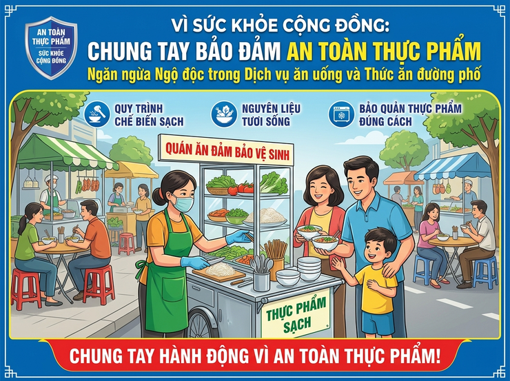 BẢO ĐẢM AN TOÀN THỰC PHẨM, PHÒNG NGỪA NGỘ ĐỘC THỰC PHẨM TRONG DỊCH VỤ ĂN UỐNG VÀ THỨC ĂN ĐƯỜNG PHỐ- Ảnh 1.