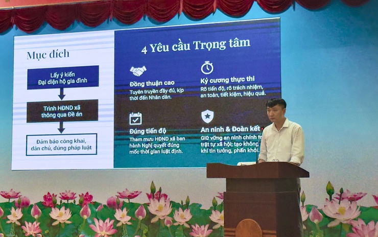Hương Sơn triển khai lấy ý kiến Nhân dân về sắp xếp, tổ chức lại thôn- Ảnh 5.