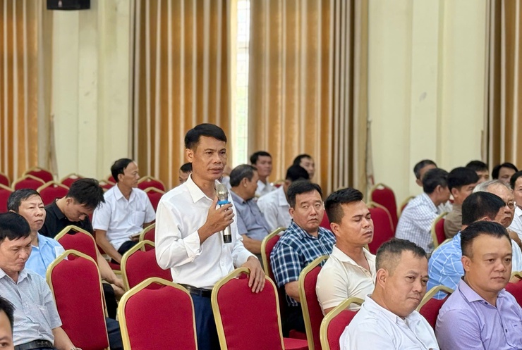 Hương Sơn triển khai lấy ý kiến Nhân dân về sắp xếp, tổ chức lại thôn- Ảnh 6.