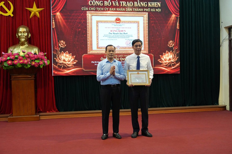 Một năm vận hành theo mô hình chính quyền địa phương hai cấp: Liên Minh được nhận Bằng khen của UBND Thành phố- Ảnh 2.