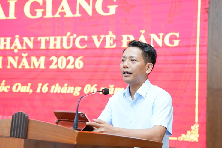 Khai giảng lớp bồi dưỡng nhận thức về đảng khóa III năm 2026- Ảnh 2.