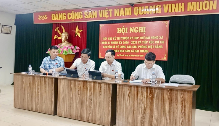 HĐND xã Đại Thanh tiếp xúc cử tri trước kỳ họp thường lệ giữa năm 2026- Ảnh 9.