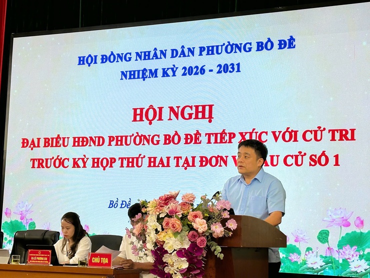 TỔ CHỨC THÀNH CÔNG 06 HỘI NGHỊ TIẾP XÚC CỬ TRI TRƯỚC KỲ HỌP THỨ HAI HĐND PHƯỜNG KHÓA II, NHIỆM KỲ 2026 – 2031- Ảnh 1.