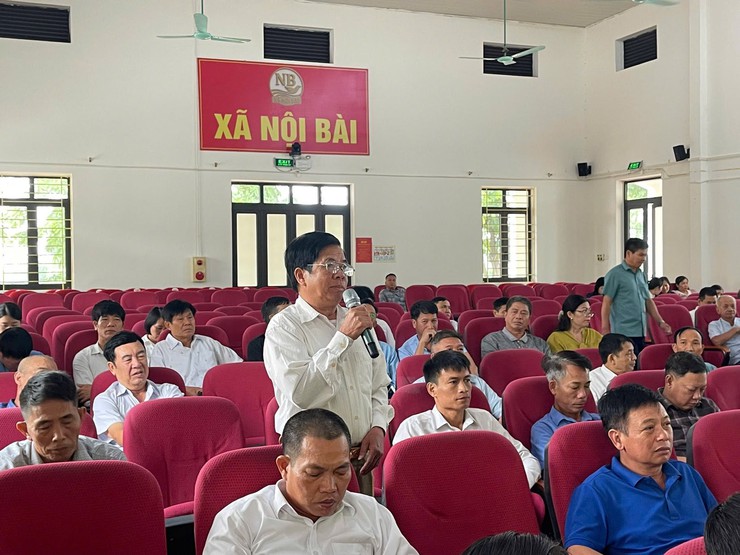 UB MTTQ VIỆT NAM XÃ NỘI BÀI PHẢN BIỆN DỰ THẢO ĐỀ ÁN SẮP XẾP, TỔ CHỨC LẠI THÔN/KHU/TỔ DÂN CƯ TRÊN ĐỊA BÀN XÃ- Ảnh 5.