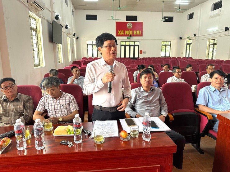 UB MTTQ VIỆT NAM XÃ NỘI BÀI PHẢN BIỆN DỰ THẢO ĐỀ ÁN SẮP XẾP, TỔ CHỨC LẠI THÔN/KHU/TỔ DÂN CƯ TRÊN ĐỊA BÀN XÃ- Ảnh 7.