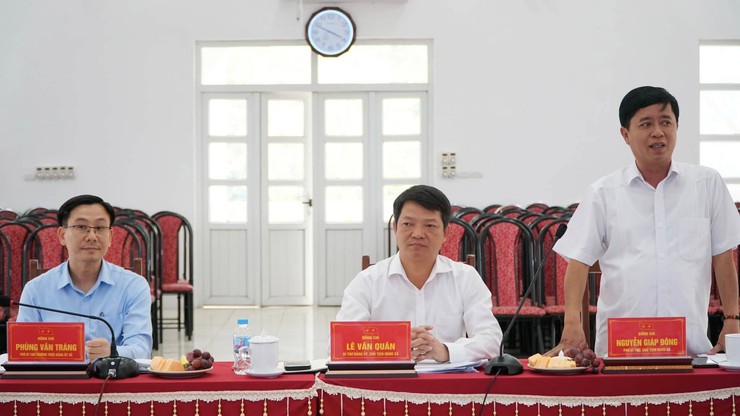 Đảng ủy xã Ba Vì tổ chức Hội nghị lấy ý kiến góp ý vào dự thảo Phương án sắp xếp, tổ chức lại các thôn trên địa bàn xã- Ảnh 2.