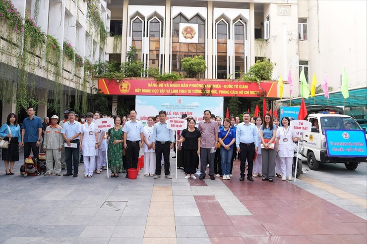 PHƯỜNG VĂN MIẾU - QUỐC TỬ GIÁM: TĂNG CƯỜNG CÁC BIỆN PHÁP CHỦ ĐỘNG PHÒNG, CHỐNG SỐT XUẤT HUYẾT- Ảnh 2.