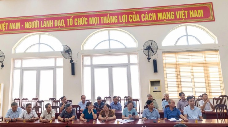 Ứng Thiên tổ chức hội nghị thông tin chế độ, chính sách đối với người hoạt động không chuyên trách ở thôn sau sắp xếp- Ảnh 3.