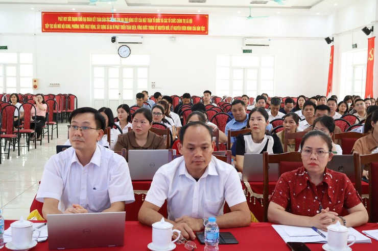 XÃ BA VÌ TỔ CHỨC TẬP HUẤN SỬ DỤNG HỆ THỐNG HANOIWORK GẮN VỚI ĐÁNH GIÁ HIỆU SUẤT CÔNG VIỆC THEO OKR/KPI- Ảnh 2.