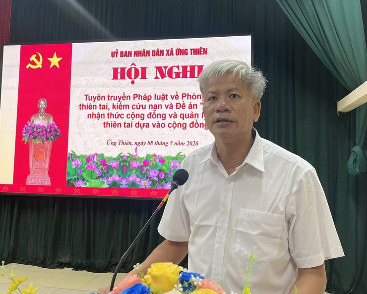 Hội nghị tuyên truyền công tác phòng chống thiên tai, hoạt động thuộc Đề án “Nâng cao nhận thức cộng đồng và quản lý rủi ro thiên tai dựa vào cộng đồng” năm 2026- Ảnh 2.
