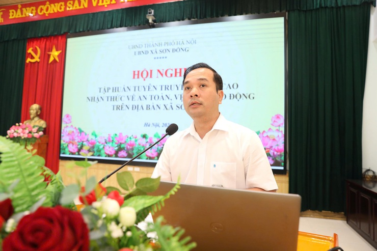 Sơn Đồng tổ chức hội nghị tập huấn, tuyên truyền nâng cao nhận thức về an toàn, vệ sinh lao động năm 2026- Ảnh 5.