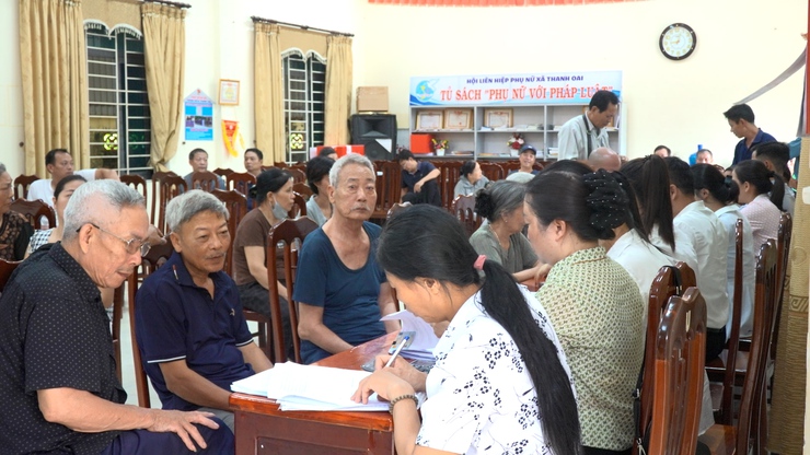 Chi trả gần 6,9 tỷ đồng tiền bồi thường, hỗ trợ giải phóng mặt bằng đợt 1 tại thôn Kim Bài- Ảnh 4.