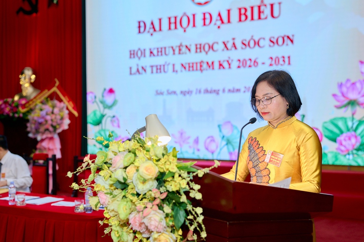 ĐẠI HỘI ĐẠI BIỂU HỘI KHUYẾN HỌC XÃ SÓC SƠN LẦN THỨ NHẤT, NHIỆM KỲ 2026 – 2031- Ảnh 20.