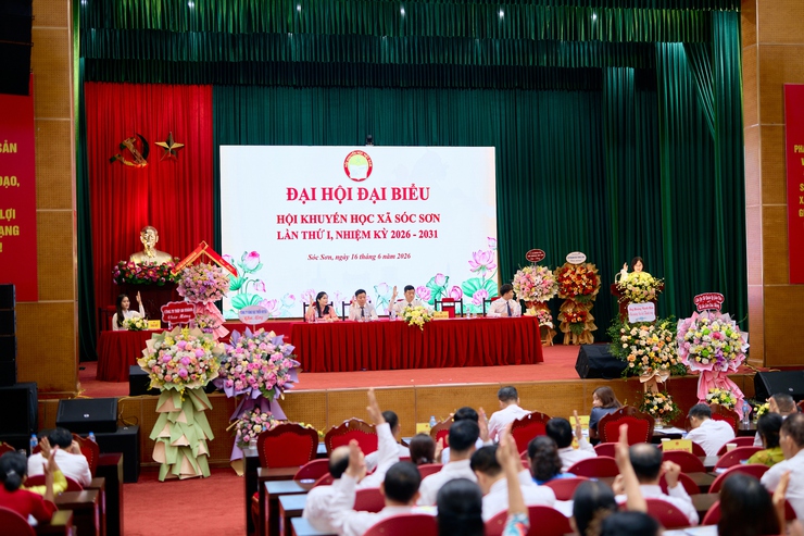 ĐẠI HỘI ĐẠI BIỂU HỘI KHUYẾN HỌC XÃ SÓC SƠN LẦN THỨ NHẤT, NHIỆM KỲ 2026 – 2031- Ảnh 6.