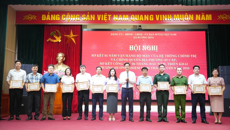 Xã Dương Hoà sơ kết 01 năm vận hành mô hình chính quyền địa phương hai cấp- Ảnh 7.